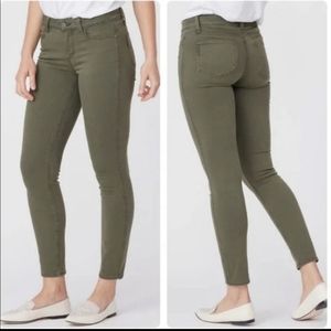 Paige Green Skinny Jeans